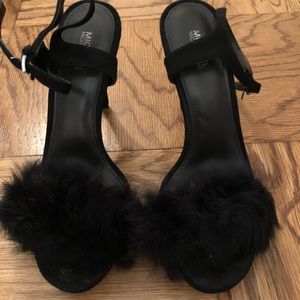Michael Michael Kors Faux Fur Sandal